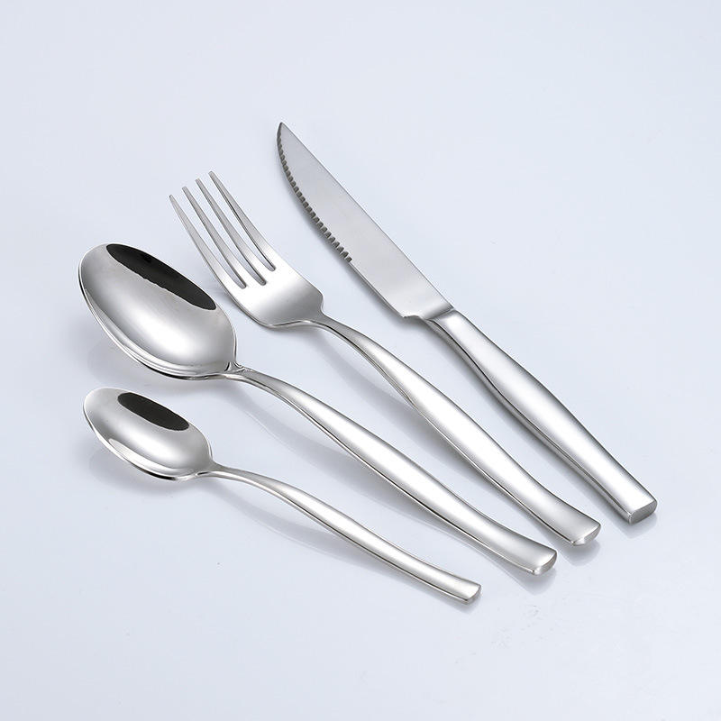 High Quality Mirror Polish Stainless Steel Modern Cutlery Set